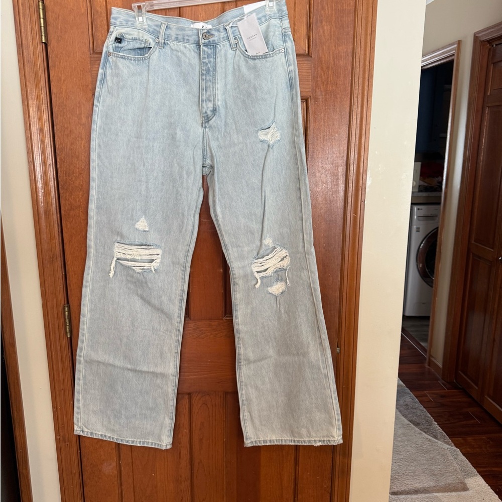 KanCan Sky Blue Relaxed Fit Jeans